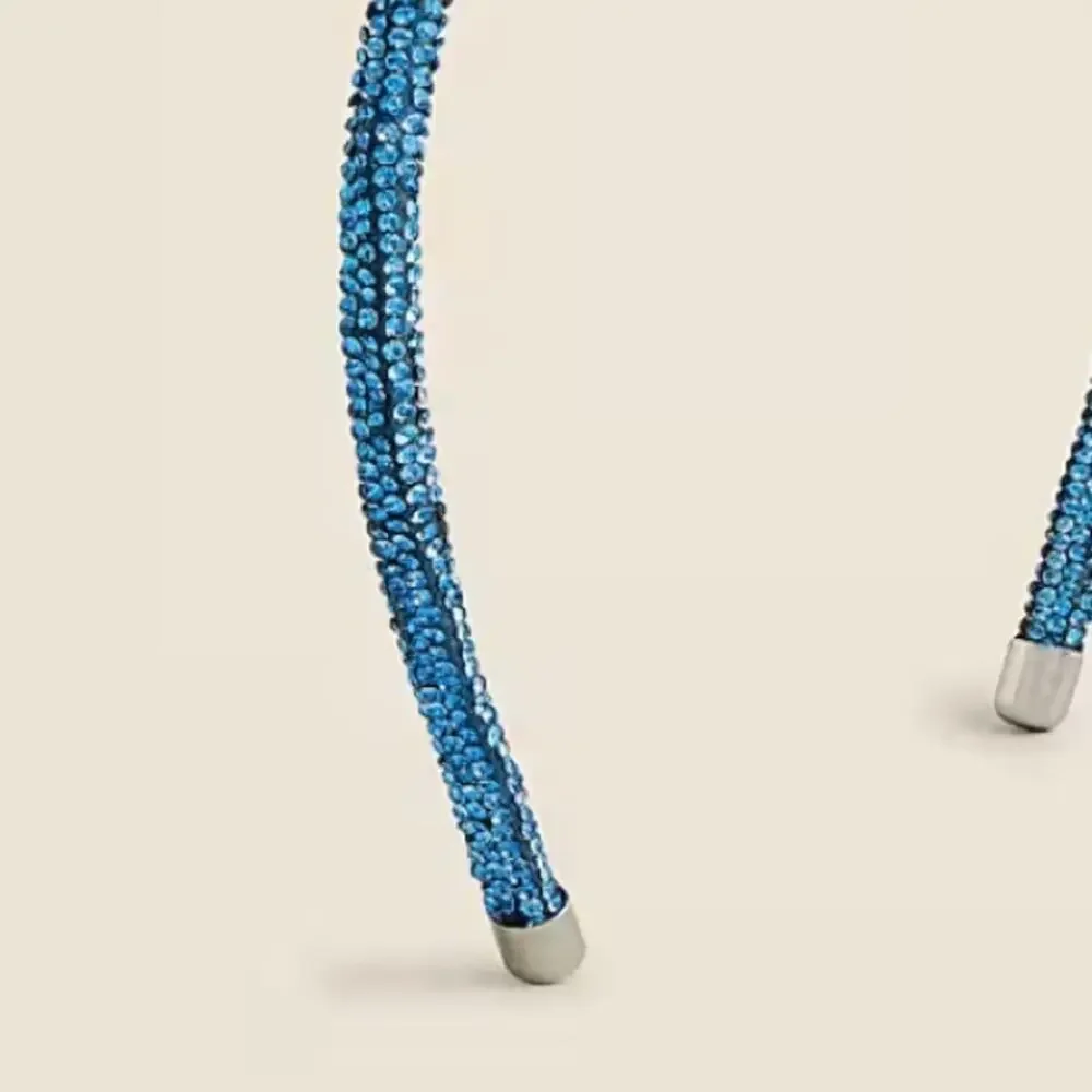 Crewcuts Girls' blue skinny crystal headband